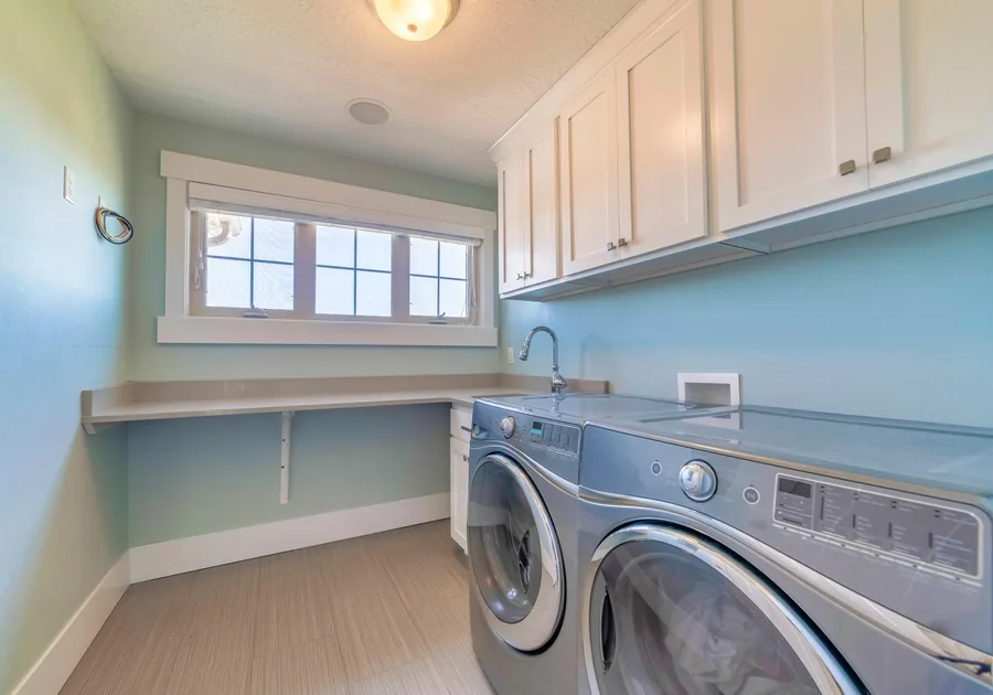 Washer and Dryer in a home kitchen